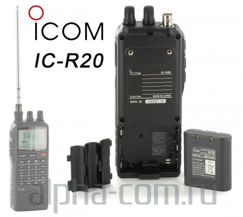 Icom IC-R20 back