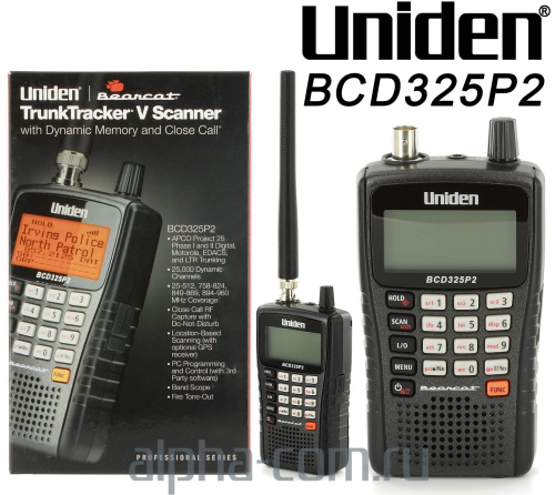 Uniden BCD325P2 Сканирующий приемник BCD325P2 - интернет-магазин оборудования для радиосвязи Альфа-Ком город 