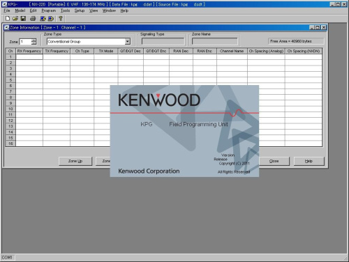 Kenwood KPG-141DM Программное обеспечение - интернет-магазин оборудования для радиосвязи Альфа-Ком город 