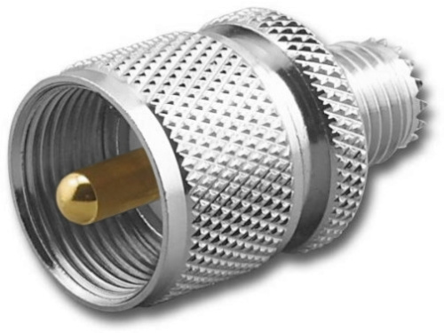 Mini-UHF-female / UHF-male Высокочастотный переходник - интернет-магазин оборудования для радиосвязи Альфа-Ком город 